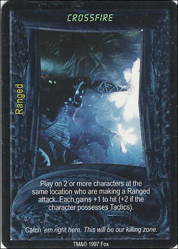 Aliens/Predator (Base Set) card 85 Crossfire