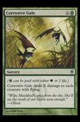 Magic the Gathering: New Phyrexia card 107 Corrosive Gale