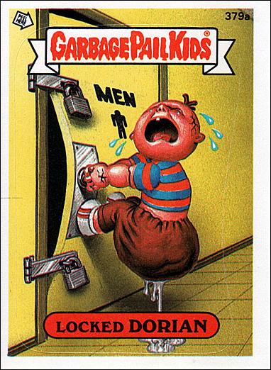Garbage Pail Kids: Series 10 (Base Set) card 379a Locked Dorian