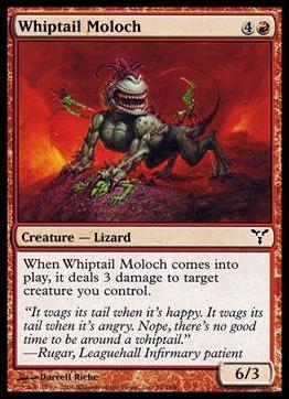 Magic the Gathering: Dissension (Base Set) card 79 Whiptail Moloch