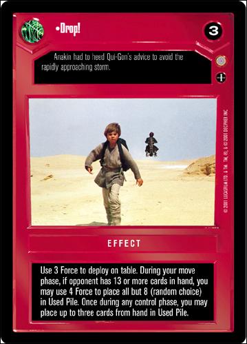 Star Wars: Coruscant Limited (Base Set) card 35 Drop!