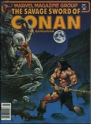 Savage Sword of Conan the Barbarian (Base Set) card 26 Cover Issue #64