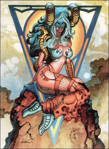 Top Cow Showcase: The Painted Cow (Base Set) card 26 The Darkness Queen