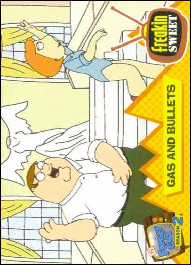 Family Guy Season Two (Base Set) card 4 Gas and Bullets