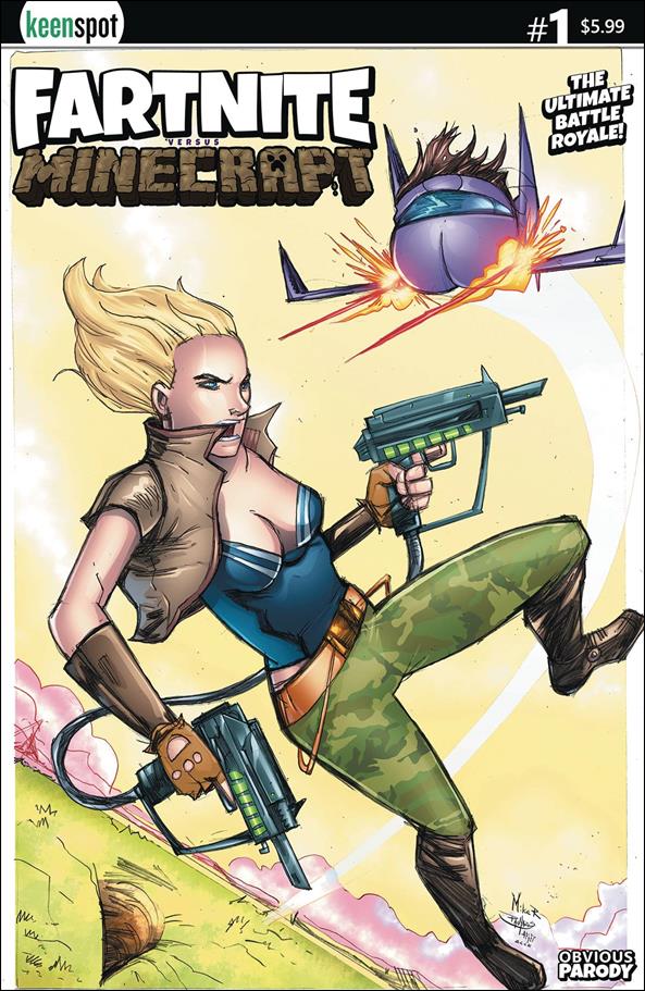 Fartnite vs Minecrapt issue 1-C Maurizio Rosenzweig Cover