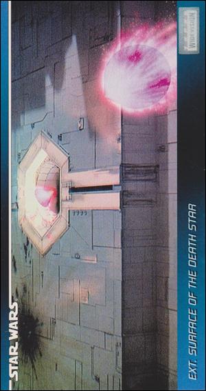 Star Wars Widevision (Base Set) card 109 Ext. Surface of the Death Star