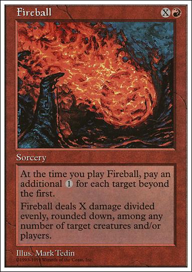Magic the Gathering: Anthologies (Base Set) card 29 Fireball