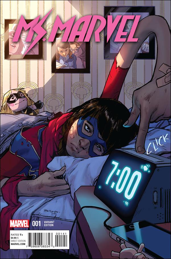 Ms. Marvel (2016) issue 1-C Sara Pichelli 1:25 Cover