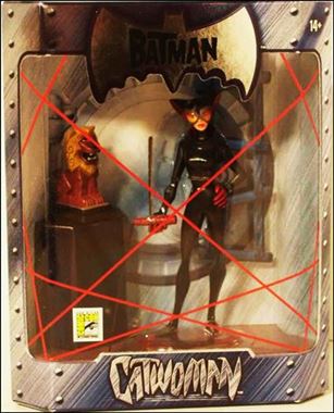 Batman (Exclusives) figure 2 Catwoman (Brown Idol) 2005 SDCC Exclusive