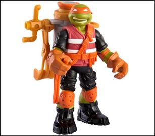 Teenage Mutant Ninja Turtles (2012) figure 13-B Ooze Chuckin' Mikey (Loose)