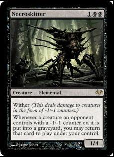 Magic the Gathering: Eventide (Base Set) card 38 Necroskitter