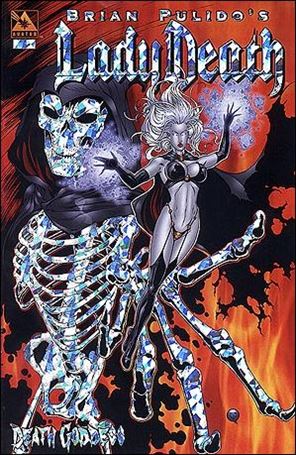 Lady Death: Death Goddess issue 1-F Prism Foil Cover w/COA 1/500