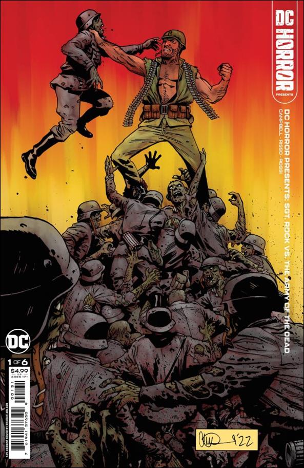 DC Horror Presents: Sgt. Rock vs. The Army of the Dead issue 1-D Charlie Adlard 1:25 Cardstock Cover