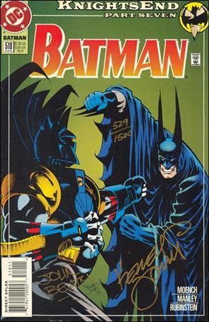 Batman (1940) issue 510-C Tri-State (signed Kelley Jones/John Beatty) 1/1500
