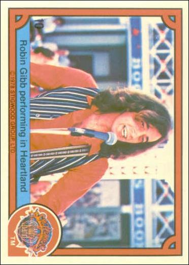 Sgt. Pepper's Lonely Hearts Club Band (Base Set) card 10 Robin Gibb performing in Heartland