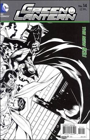 Green Lantern (2011) issue 14-D Wraparound 1:25 Sketch Cover