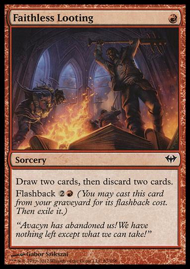Magic the Gathering: Dark Ascension (Base Set) card 87 Faithless Looting