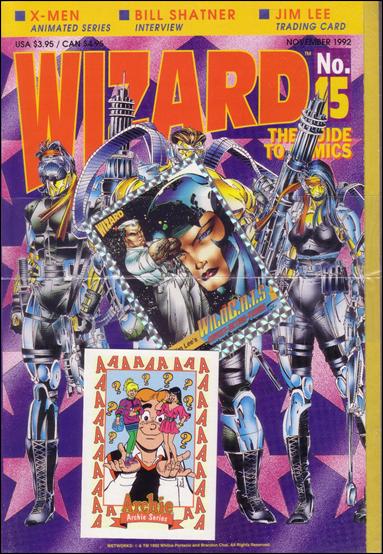 Wizard: The Guide to Comics issue 15 Polybagged with Trading Cards