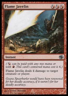 Magic the Gathering: Duel Decks: Jace vs. Chandra (Base Set) card 53 Flame Javelin