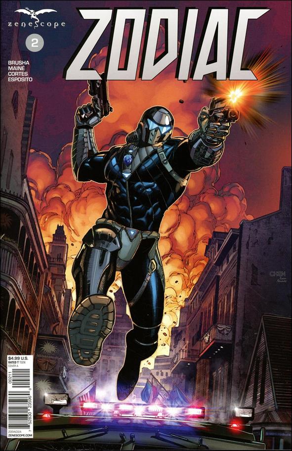 Zodiac issue 2 Sean Chen Cover