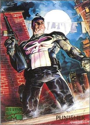 1995 Marvel Masterpieces (Base Set) card 79 Punisher