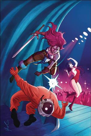 Vampirella / Red Sonja issue 6-S Lynne Yoshii Virgin Cover