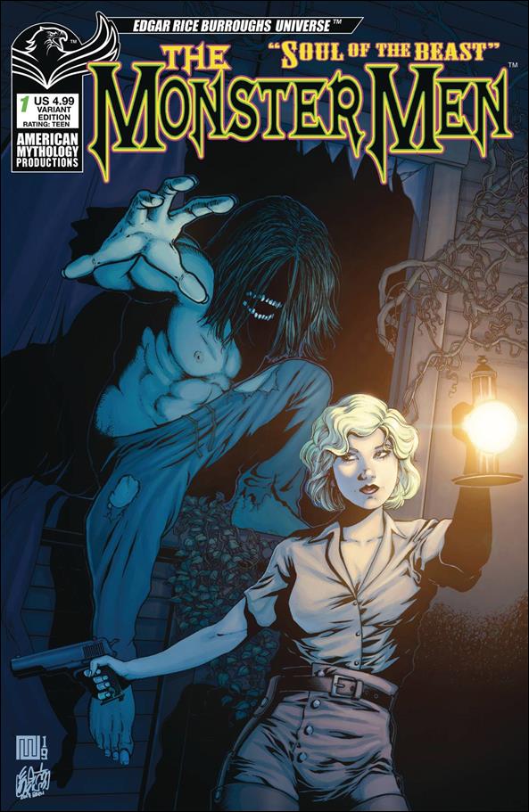 Monster Men: Soul of the Beast issue 1-B Mike Wolfer Creeping Doom Cover