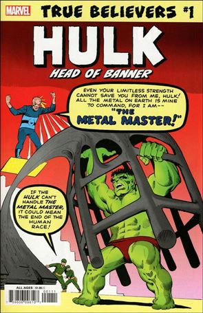 Incredible Hulk (1962) issue 6-C True Believers Edition