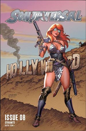 Sonjaversal issue 8-B Joseph Michael Linsner Cover