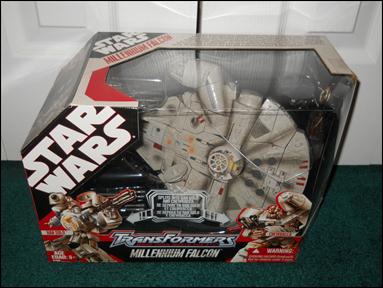 Star Wars: Transformers Deluxe Figure figure 1-B Millenium Falcon - Han Solo and Chewbacca
