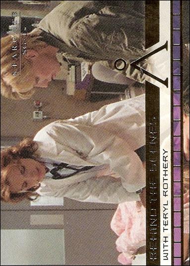 Stargate SG-1: Season 7 (Behind-the-Scenes w/ Teryl Rothery Subset) card B15 SINGULARITY 