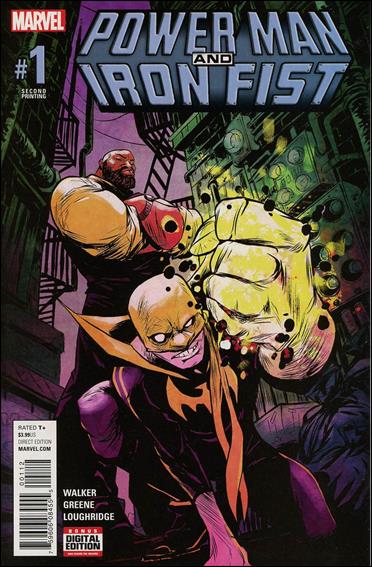 Power Man and Iron Fist (2016)  issue 1-N Sanford Greene Cover (2nd Printing)
