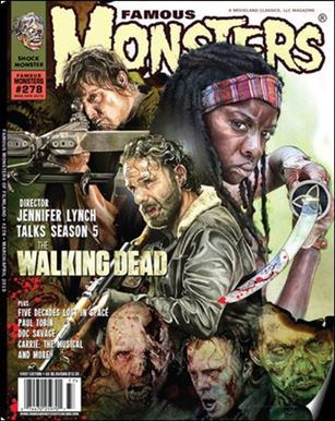 Famous Monsters of Filmland issue 278-B Walking Dead Newsstand Cover