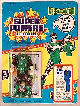 Super Powers Collection Action Figures (1984) figure 50 Green Lantern - Wave 2 Re-Pack (Clark Kent Offer)