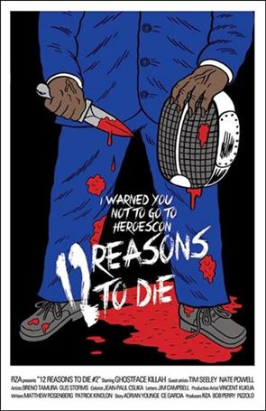 12 Reasons to Die issue 2-C Johnny Ryan Heroes Convention Cover