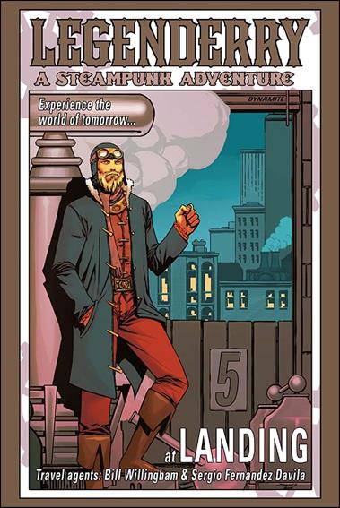 Legenderry: A Steampunk Adventure issue 5-D Johnny Desjardins 1:100 Travelogue Cover