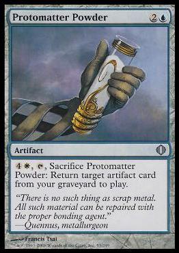 Magic the Gathering: Shards of Alara (Base Set) card 53 Protomatter Powder