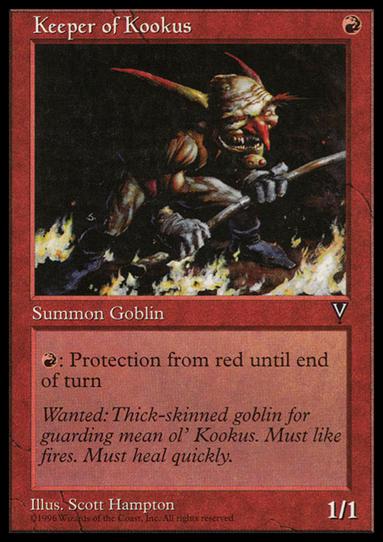 Magic the Gathering: Visions (Base Set) card 85 Keeper of Kookus