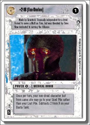 Star Wars: Hoth Revised (Base Set) card 82 2-1B (Too-Onebee)