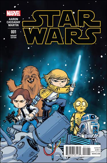 Star Wars (2015) issue 1-K Skottie Young Connecting Baby Cover