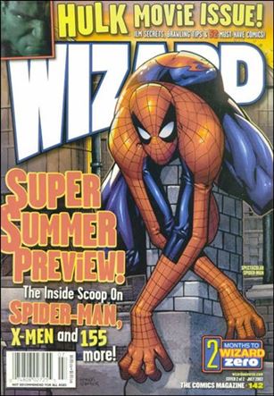 Wizard: The Comics Magazine issue 142 Humberto Ramos Spider-Man Cover