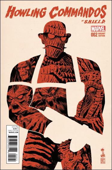 Howling Commandos of S.H.I.E.L.D. issue 2-B Francesco Francavilla 1:25 Cover
