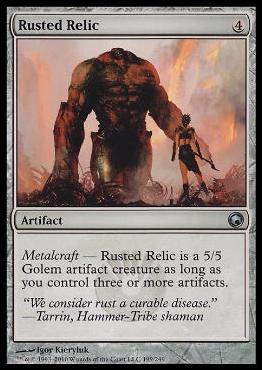 Magic the Gathering: Scars of Mirrodin (Base Set) card 199 Rusted Relic