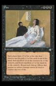 Magic the Gathering: Ice Age (Base Set) card 158 Pox
