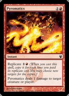 Magic the Gathering: Duel Decks: Izzet vs. Golgari (Base Set) card 20 Pyromatics