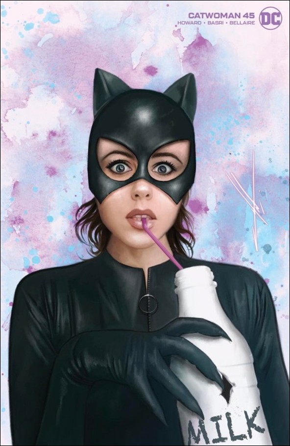 Catwoman (2018) issue 45-E Carla Cohen Bird City / 616 Minimal Logo Cover