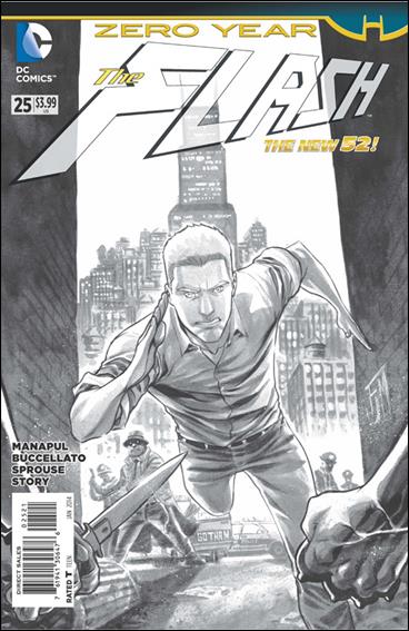 Flash (2011) issue 25-B 1:25 Sketch Cover