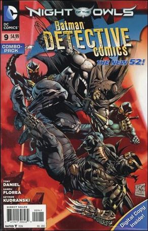 Detective Comics (2011) issue 9-C Unbagged Tony Daniel Cover Combo Pack