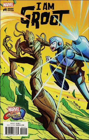 I Am Groot issue 4-B Bobby Rubio Marvel vs Capcom Cover