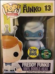 Pop! Funko - Freddy Funko figure 13-B Freddy Funko (Bumble) SDCC. GITD